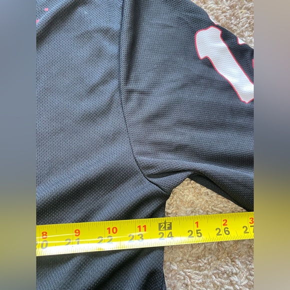 Vintage Friday the 13th Jason Voorhees Blood Splattered Hockey Jersey Men Sz XL - Picture 6 of 7